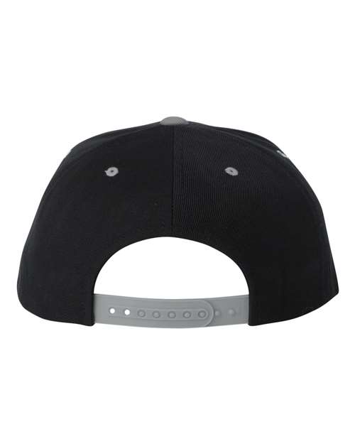YP Classics Premium Flat Bill Snapback Cap 6089M - HatFlow Company
