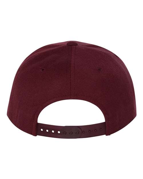 YP Classics Premium Flat Bill Snapback Cap 6089M - HatFlow Company