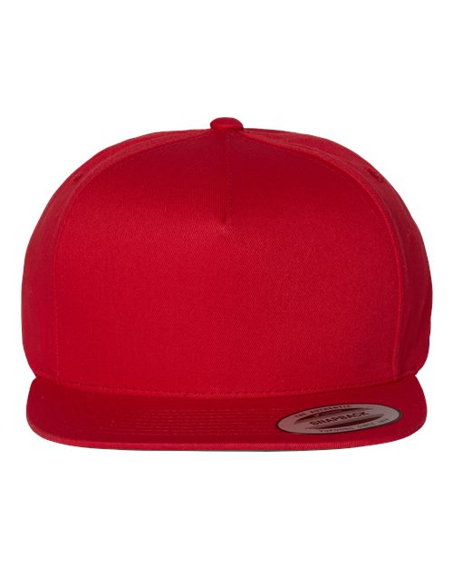YP Classics Five-Panel Cotton Twill Snapback Cap 6007 - HatFlow Company