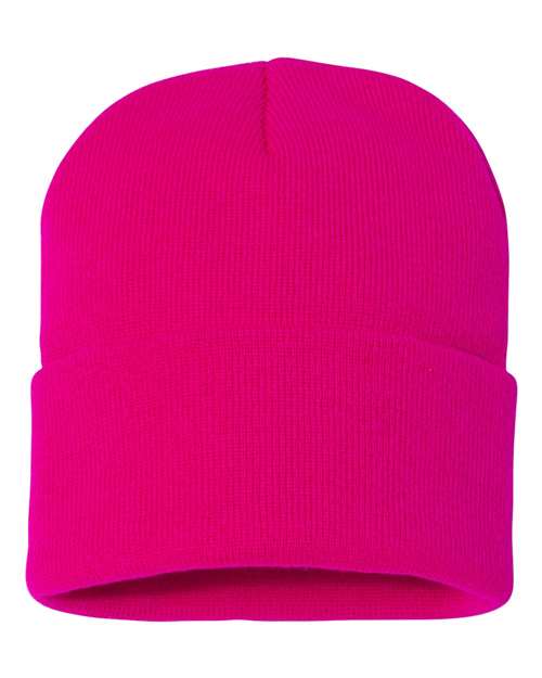 Sportsman 12" Solid Cuffed Beanie SP12 - HatFlow Company