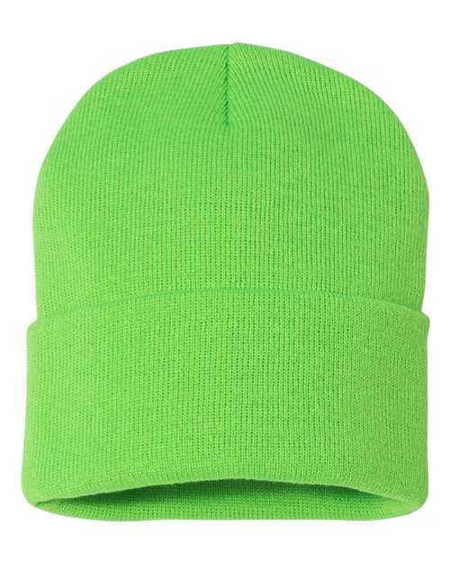 Sportsman 12" Solid Cuffed Beanie SP12 - HatFlow Company