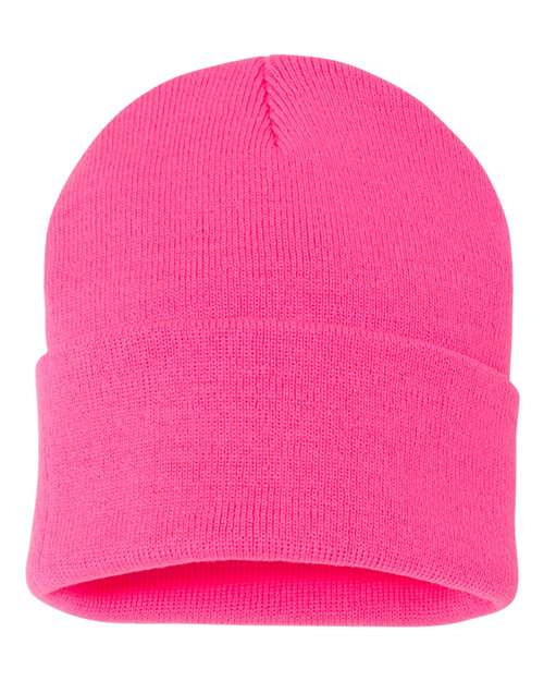 Sportsman 12" Solid Cuffed Beanie SP12 - HatFlow Company