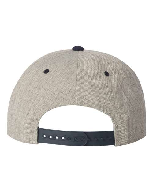 YP Classics Premium Flat Bill Snapback Cap 6089M - HatFlow Company