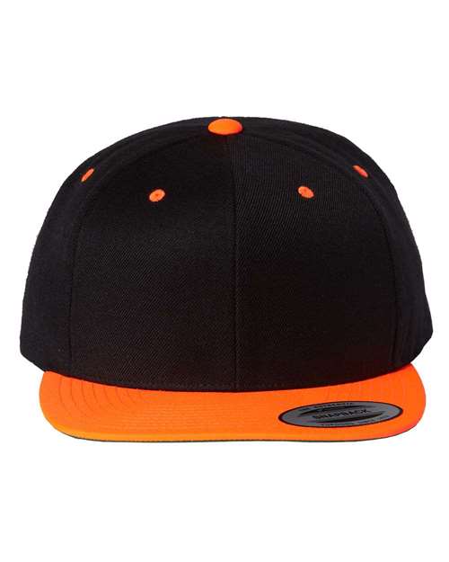 YP Classics Premium Flat Bill Snapback Cap 6089M - HatFlow Company