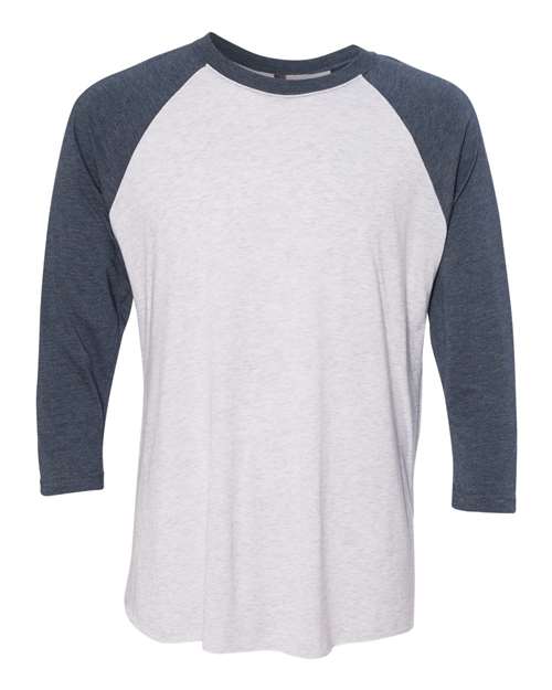 Next Level Unisex Triblend Three-Quarter Raglan T-Shirt 6051 - HatFlow Company