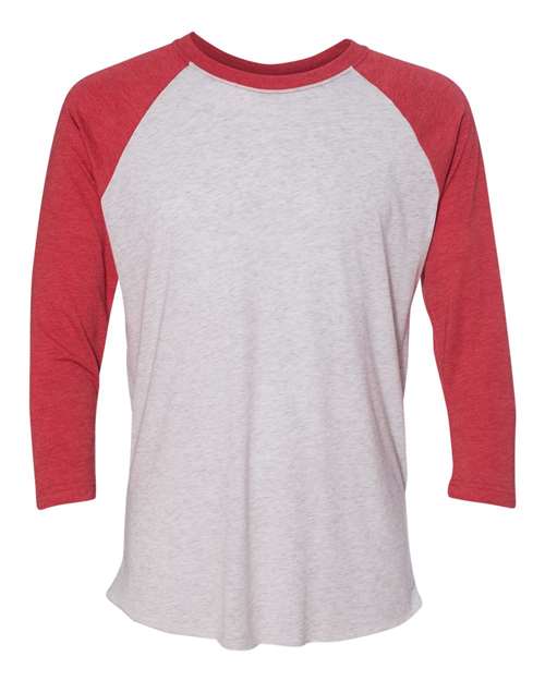 Next Level Unisex Triblend Three-Quarter Raglan T-Shirt 6051 - HatFlow Company