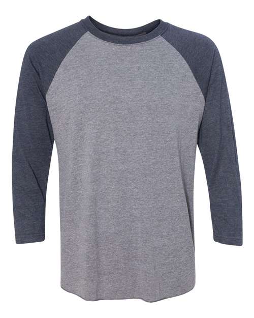 Next Level Unisex Triblend Three-Quarter Raglan T-Shirt 6051 - HatFlow Company