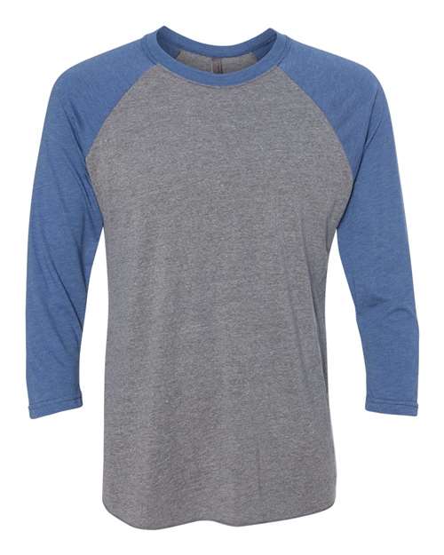 Next Level Unisex Triblend Three-Quarter Raglan T-Shirt 6051 - HatFlow Company