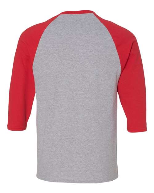 Gildan Unisex Heavy Cotton™ Raglan Three-Quarter Sleeve T-Shirt 5700 - HatFlow Company