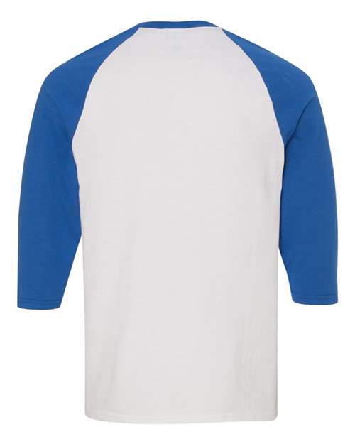 Gildan Unisex Heavy Cotton™ Raglan Three-Quarter Sleeve T-Shirt 5700 - HatFlow Company
