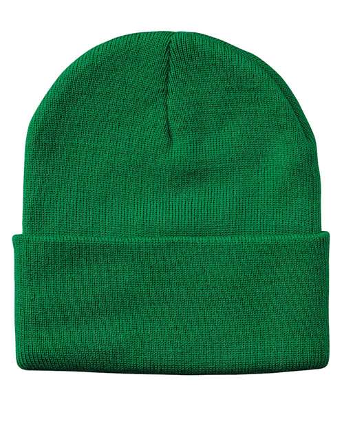 Sportsman 12" Solid Cuffed Beanie SP12 - HatFlow Company