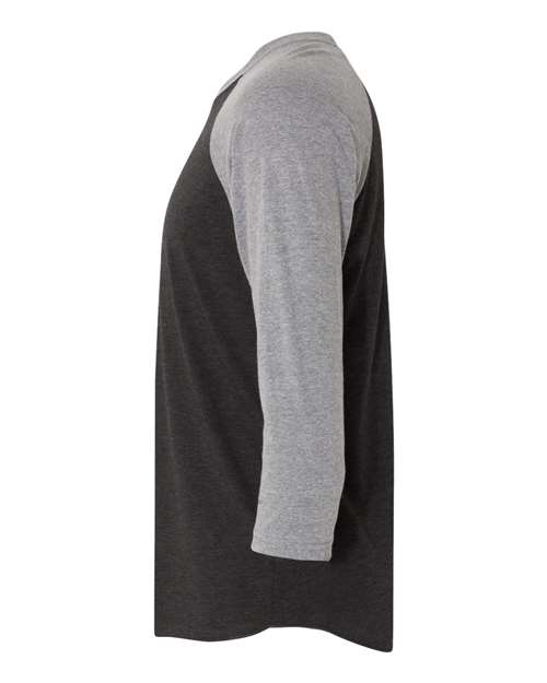 Next Level Unisex Triblend Three-Quarter Raglan T-Shirt 6051 - HatFlow Company