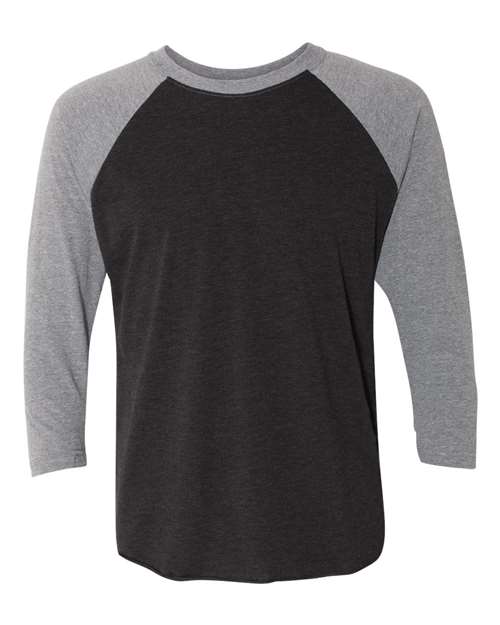 Next Level Unisex Triblend Three-Quarter Raglan T-Shirt 6051 - HatFlow Company