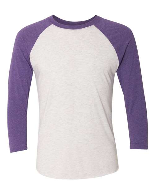 Next Level Unisex Triblend Three-Quarter Raglan T-Shirt 6051 - HatFlow Company
