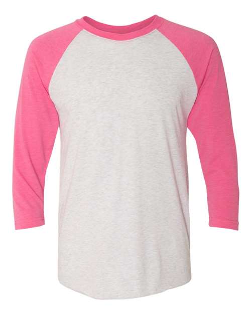 Next Level Unisex Triblend Three-Quarter Raglan T-Shirt 6051 - HatFlow Company