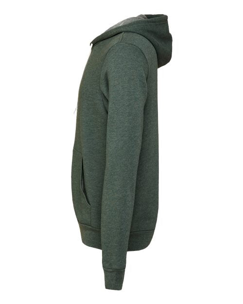 BELLA + CANVAS Unisex Sponge Fleece Full-Zip Hoodie Sweatshirt 3739 - HatFlow Company