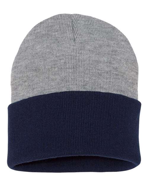 Sportsman 12" Color Blocked Cuffed Beanie SP12T - HatFlow Company