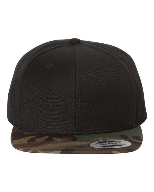 YP Classics Premium Flat Bill Snapback Cap 6089M - HatFlow Company