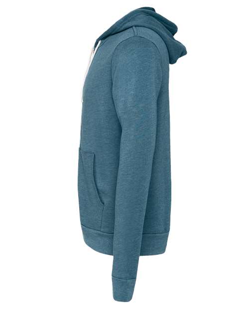 BELLA + CANVAS Unisex Sponge Fleece Full-Zip Hoodie Sweatshirt 3739 - HatFlow Company