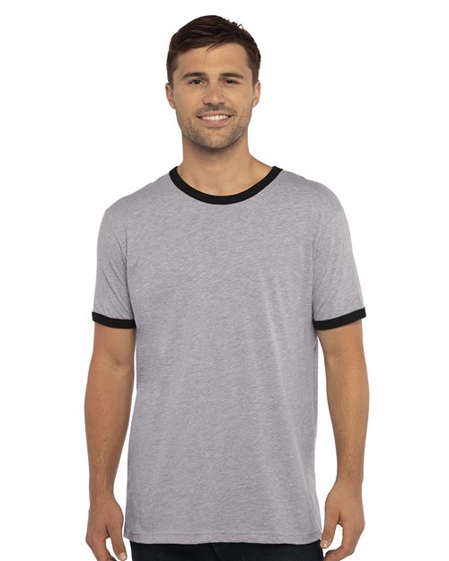 Next Level Unisex Cotton Ringer T-Shirt 3604 - HatFlow Company