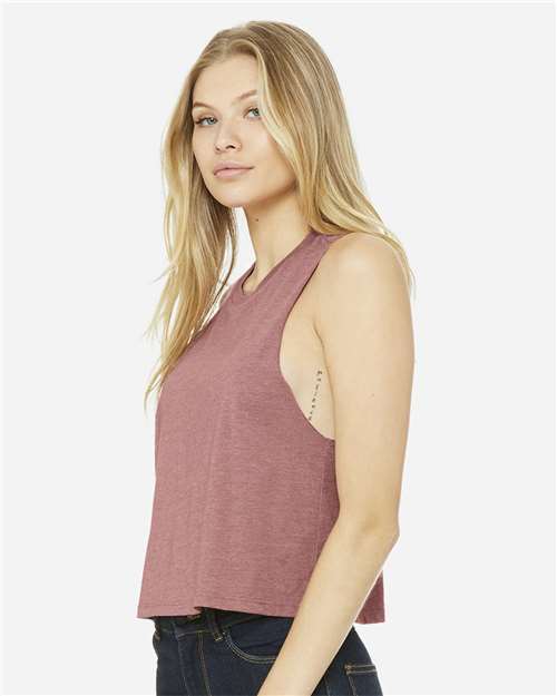 BELLA + CANVAS Women's Racerback Crop Tank 6682 - HatFlow Company