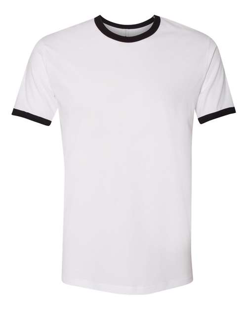 Next Level Unisex Cotton Ringer T-Shirt 3604 - HatFlow Company