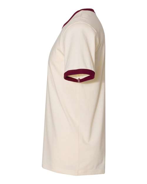 Next Level Unisex Cotton Ringer T-Shirt 3604 - HatFlow Company