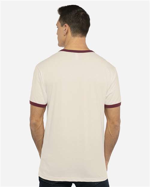 Next Level Unisex Cotton Ringer T-Shirt 3604 - HatFlow Company