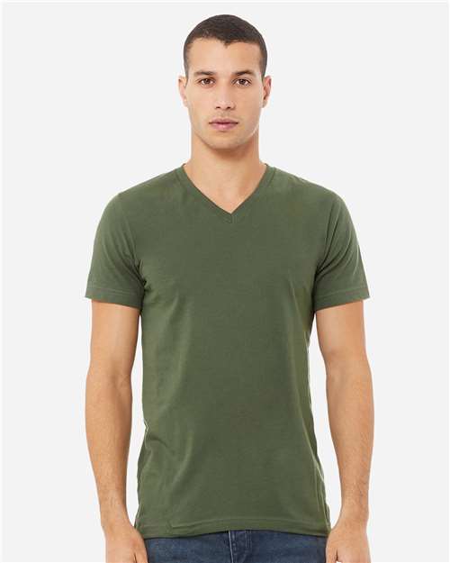 BELLA + CANVAS Unisex Jersey V-Neck Tee 3005 - HatFlow Company