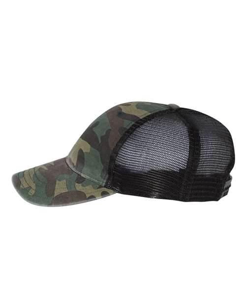 Richardson Garment Washed Printed Trucker Cap 111P - HatFlow Company