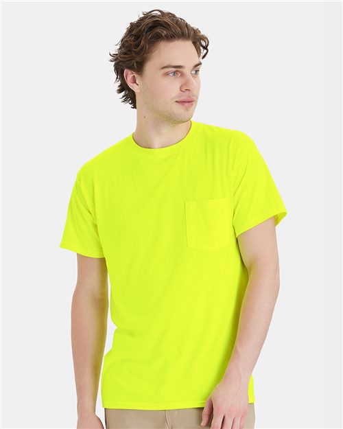 Hanes Unisex Workwear Pocket T-Shirt W110 - HatFlow Company