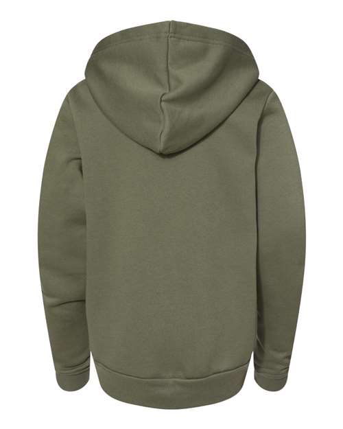 BELLA + CANVAS Youth Sponge Fleece Hoodie Sweatshirt 3719Y - HatFlow Company