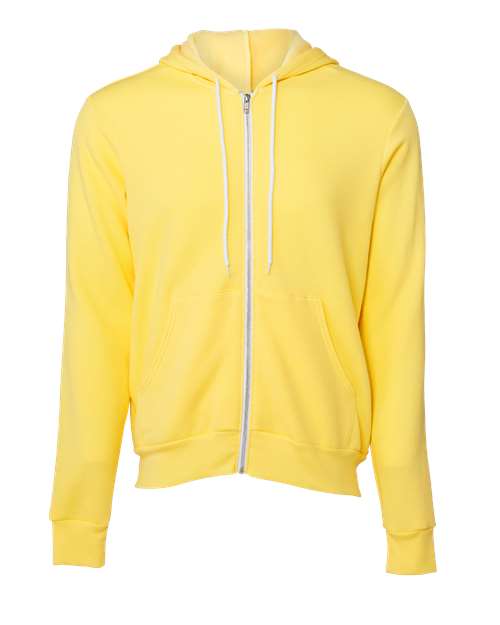 BELLA + CANVAS Unisex Sponge Fleece Full-Zip Hoodie Sweatshirt 3739 - HatFlow Company