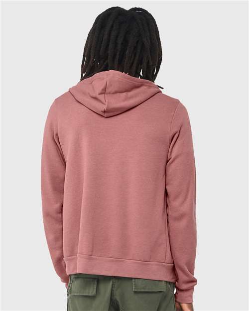 BELLA + CANVAS Unisex Sponge Fleece Full-Zip Hoodie Sweatshirt 3739 - HatFlow Company