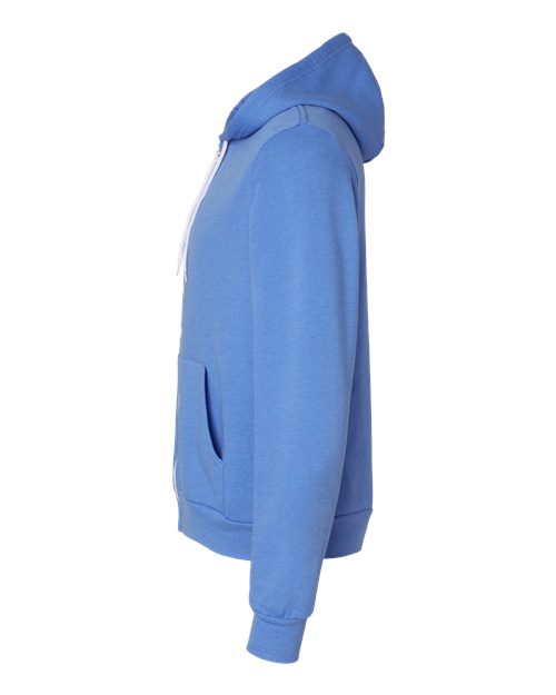 BELLA + CANVAS Unisex Sponge Fleece Full-Zip Hoodie Sweatshirt 3739 - HatFlow Company