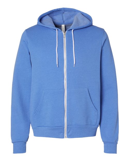 BELLA + CANVAS Unisex Sponge Fleece Full-Zip Hoodie Sweatshirt 3739 - HatFlow Company