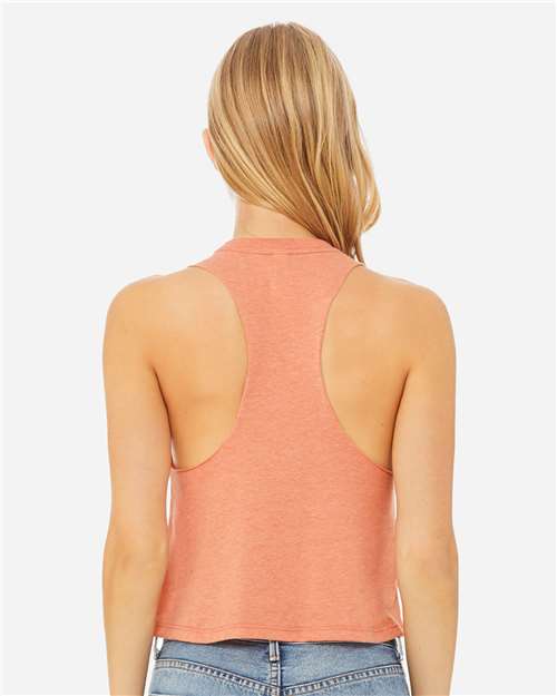 BELLA + CANVAS Women's Racerback Crop Tank 6682 - HatFlow Company