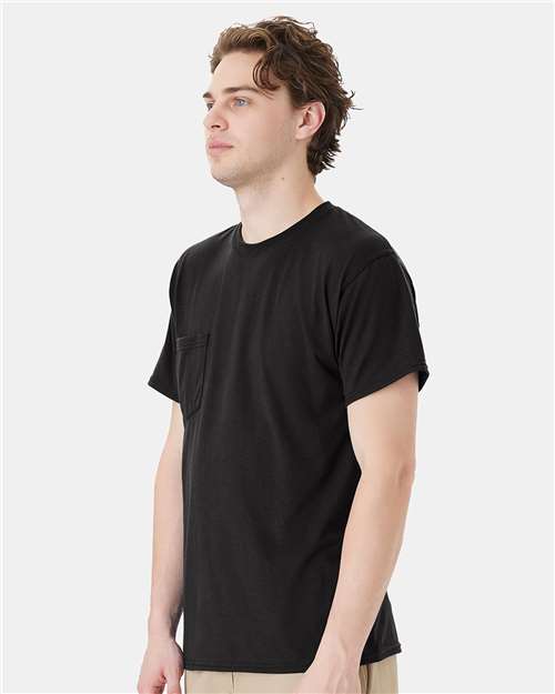 Hanes Unisex Workwear Pocket T-Shirt W110 - HatFlow Company