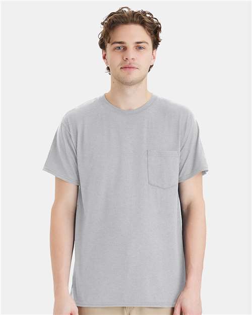 Hanes Unisex Workwear Pocket T-Shirt W110 - HatFlow Company