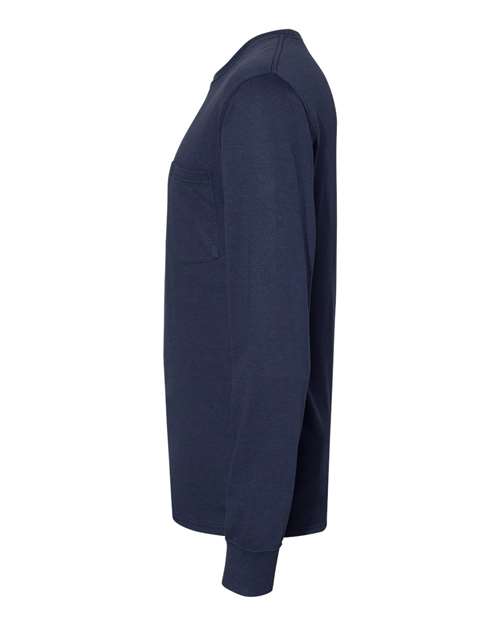 Hanes Unisex Workwear Long Sleeve Pocket T-Shirt W120 - HatFlow Company