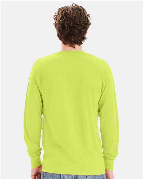 Hanes Unisex Workwear Long Sleeve Pocket T-Shirt W120 - HatFlow Company