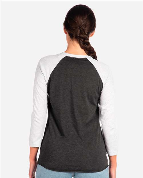 Next Level Unisex Triblend Three-Quarter Raglan T-Shirt 6051 - HatFlow Company