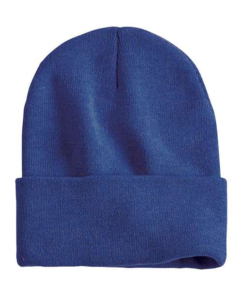 Sportsman 12" Solid Cuffed Beanie SP12 - HatFlow Company