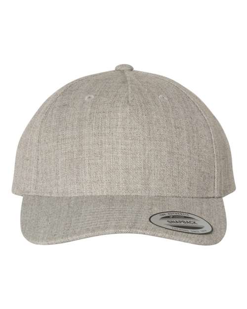 YP Classics Premium Five-Panel Curved Bill Snapback Cap 5789M - HatFlow Company