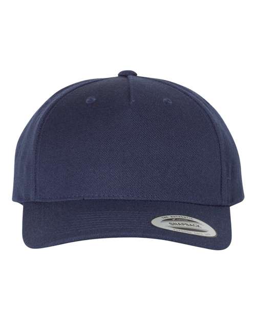 YP Classics Premium Five-Panel Curved Bill Snapback Cap 5789M - HatFlow Company