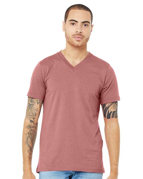 BELLA + CANVAS Unisex Jersey V-Neck Tee 3005 - HatFlow Company