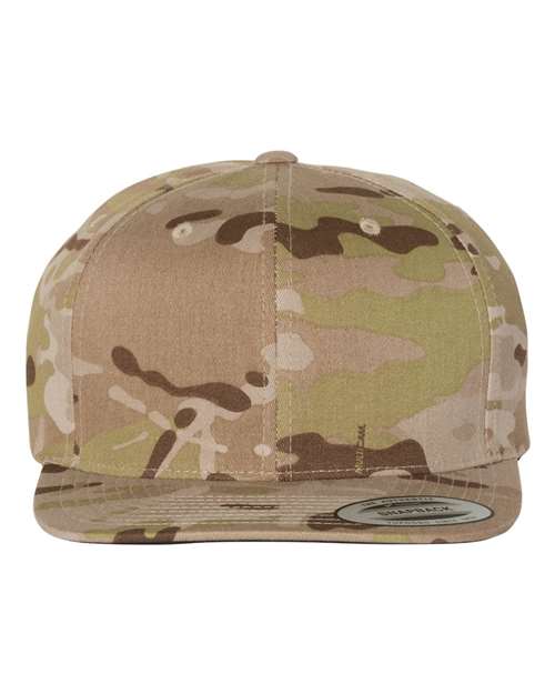 YP Classics Premium Flat Bill Snapback Cap 6089M - HatFlow Company