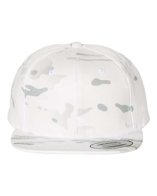 YP Classics Premium Flat Bill Snapback Cap 6089M - HatFlow Company