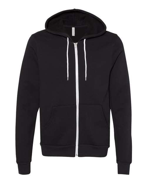 BELLA + CANVAS Unisex Sponge Fleece Full-Zip Hoodie Sweatshirt 3739 - HatFlow Company