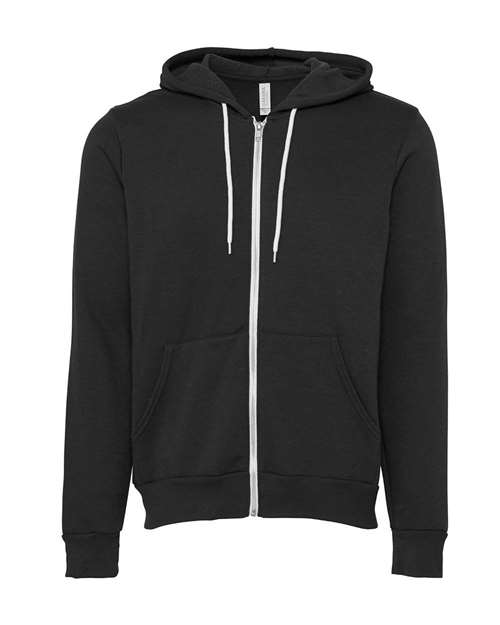 BELLA + CANVAS Unisex Sponge Fleece Full-Zip Hoodie Sweatshirt 3739 - HatFlow Company